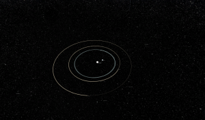 The Kale Binary Star System (created in Universe Sandbox)