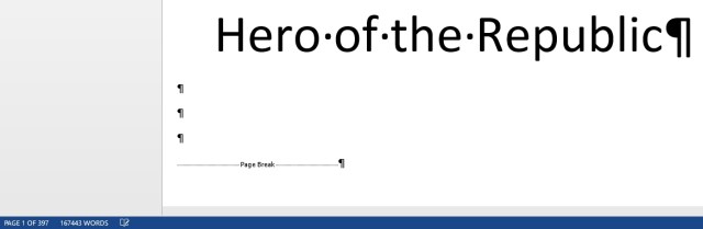 Hero word count